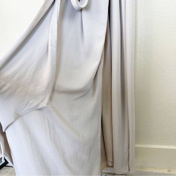 Show Me Your Mumu Nude Wrap Maxi Bridesmaid Dress NWT Medium - Picture 4 of 6